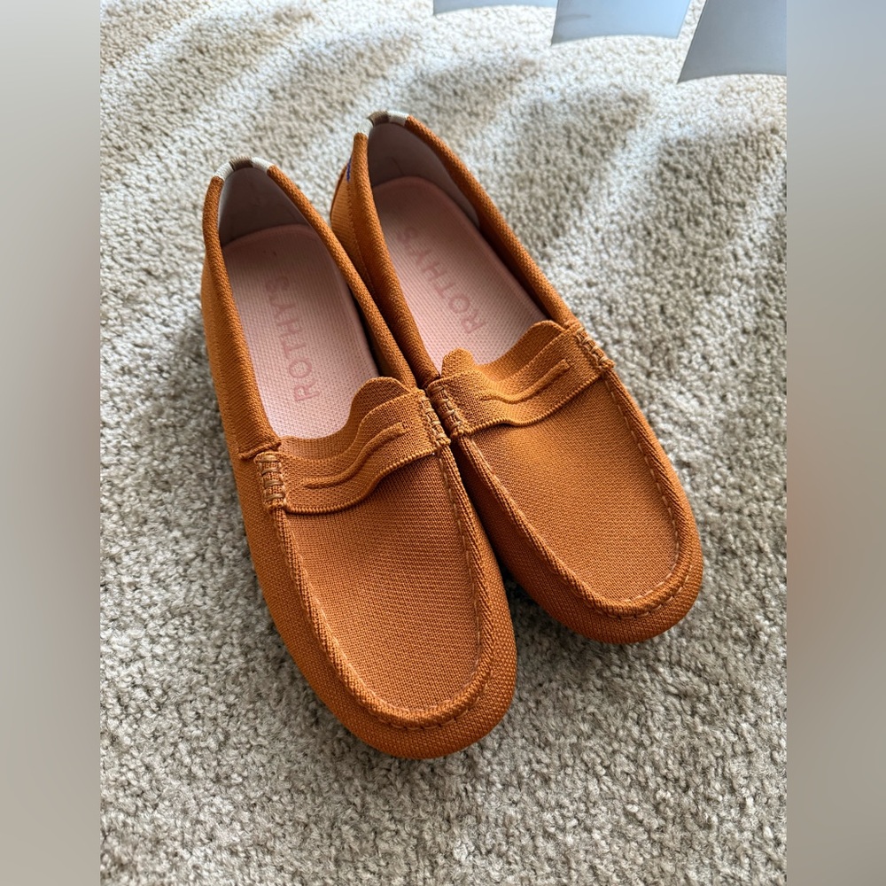 Rothy's Brown Loafers Classic Flats